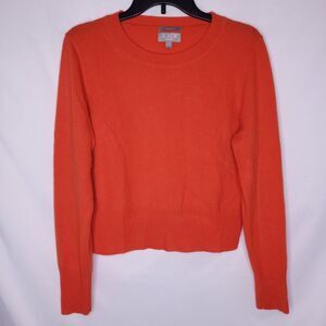 J. Crew Orange Crew Neck Sweater